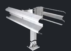 Двустороннее мостовое ограждение 11МД